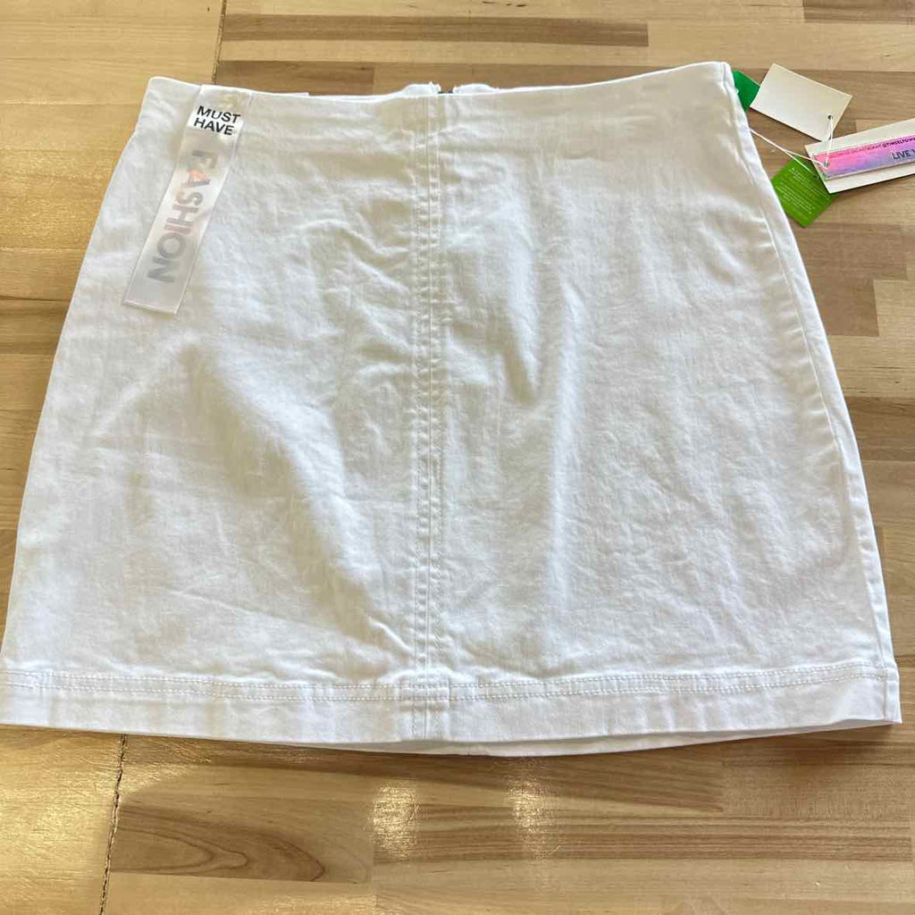 tinceltown Size L White Skirt