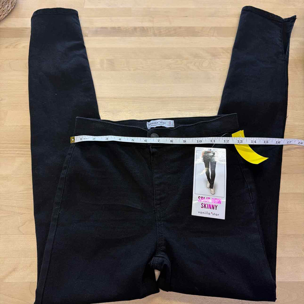 Vanilla Star Size XS Black Denim New Jeans