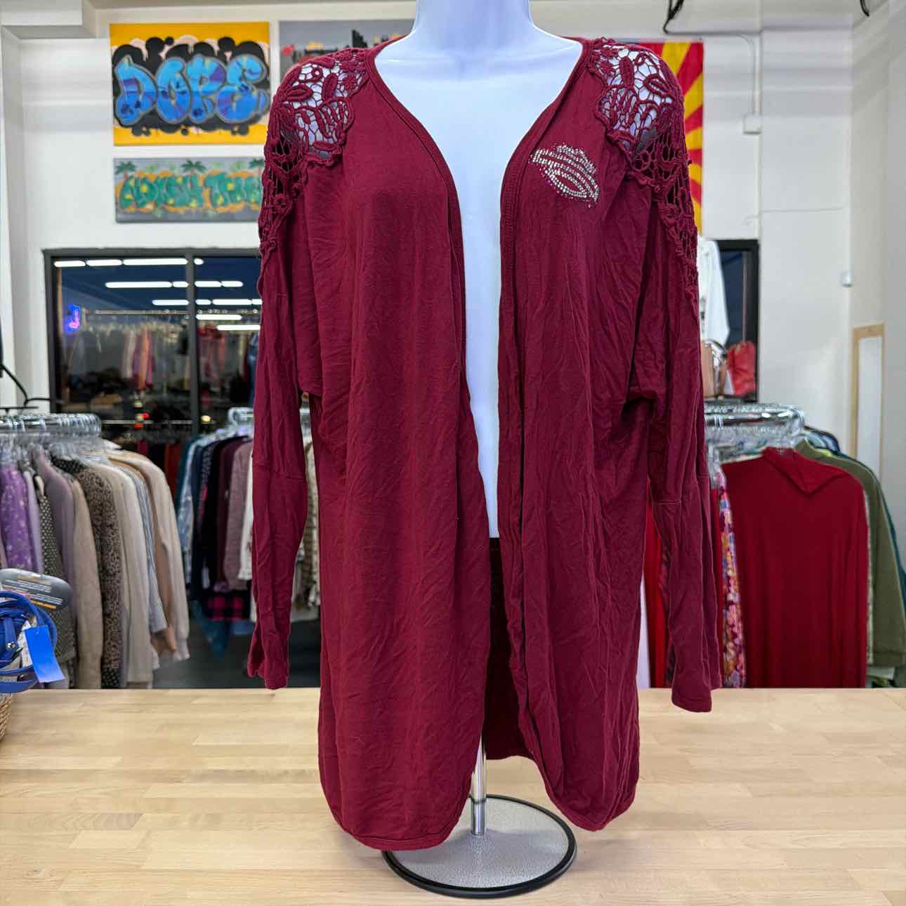 Harley Davidson Red Shawl L/XL