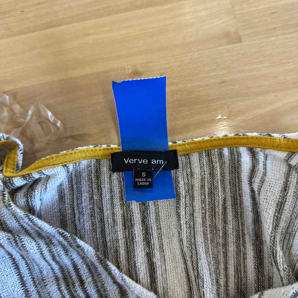 Verve ami Size S Brown & White Longsleeve