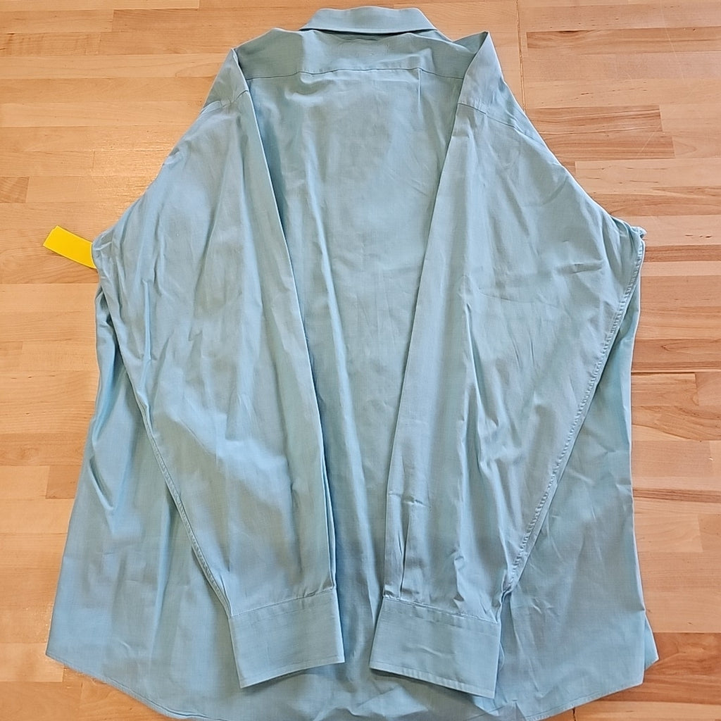 Faconnable Size XL Blue MENS Button Down Shirt