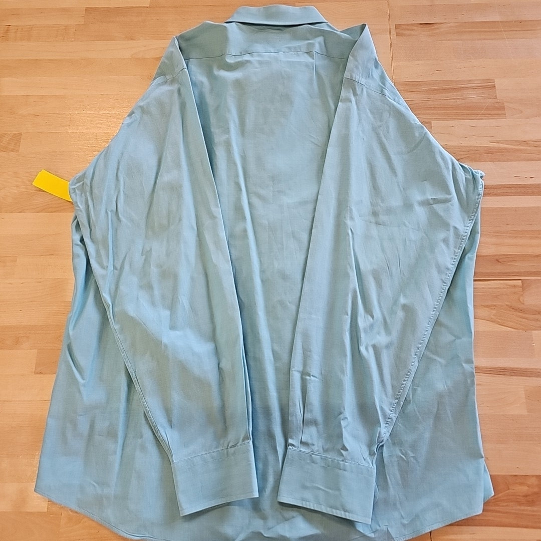 Faconnable Size XL Blue MENS Button Down Shirt