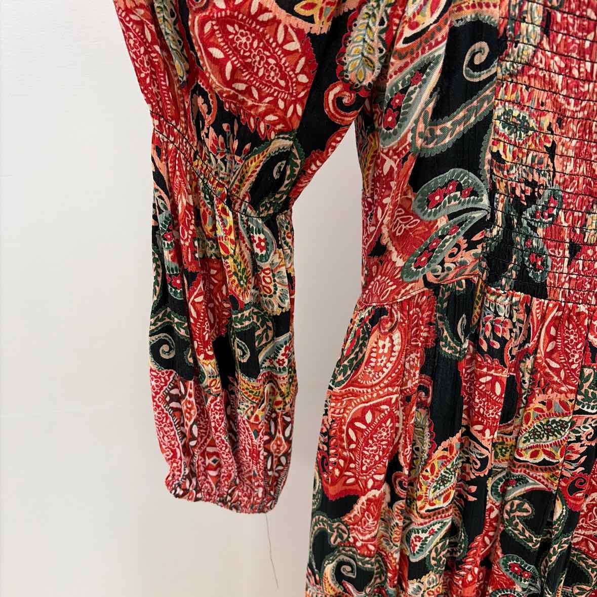 Angie Size M Red Black Preloved Dress