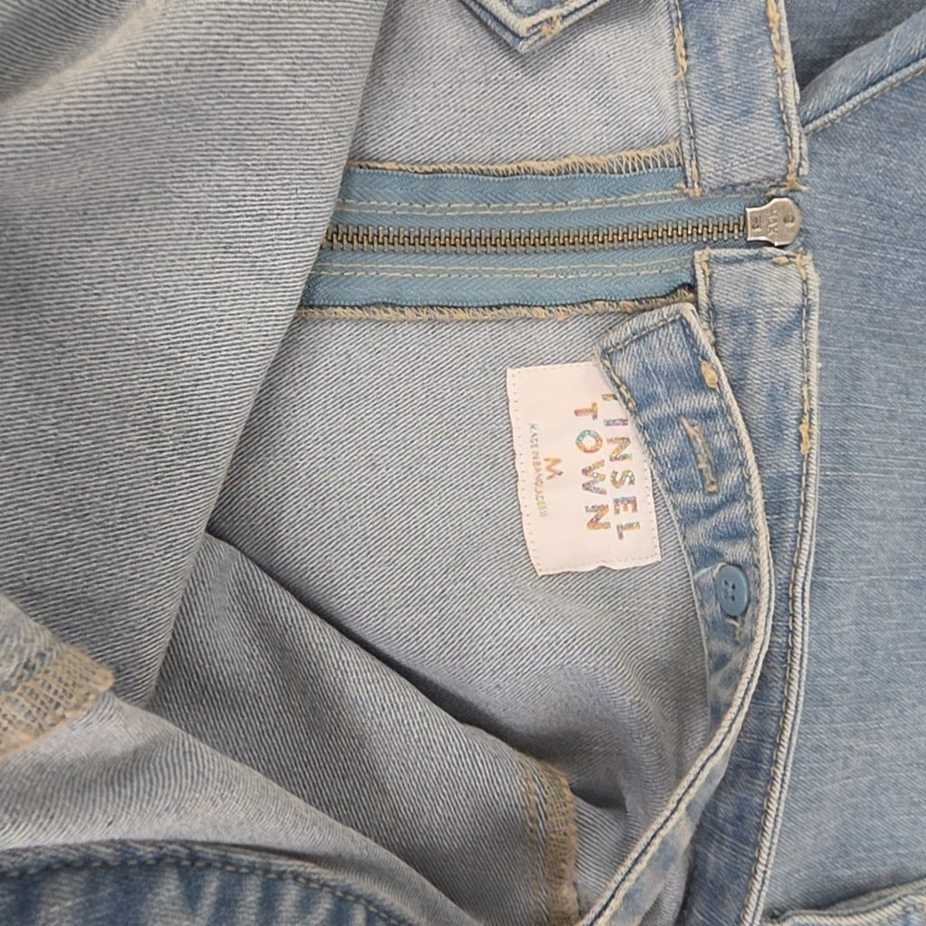 TINSELTOWN Size M Blue Jumper