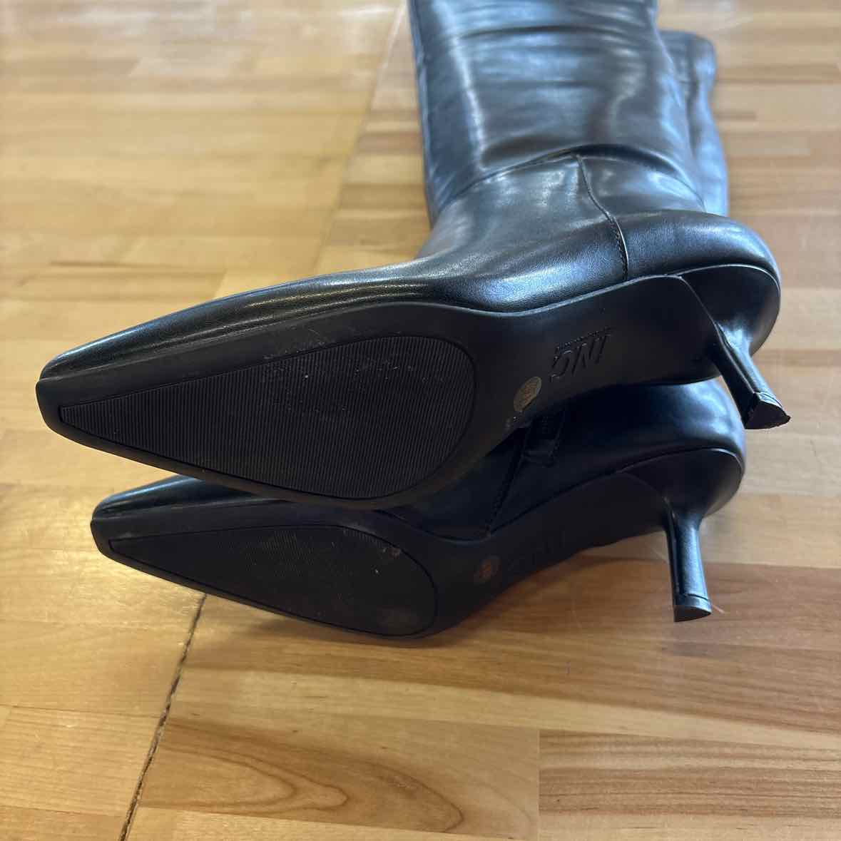 I.N.C. International Concepts Womens Jackston Over-The-Knee Black Smooth 6.5M