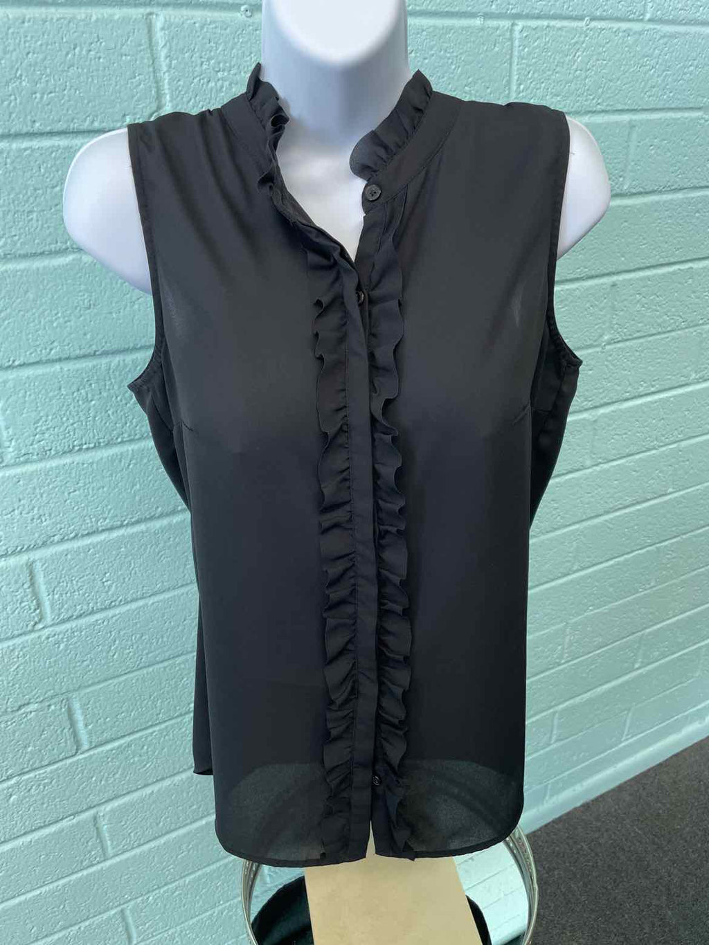 Banana Republic Size PS Black Sleeveless