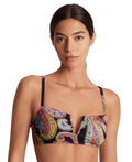 Ralph Lauren Size 8 Paisley-Print U-Wire Bikini Top