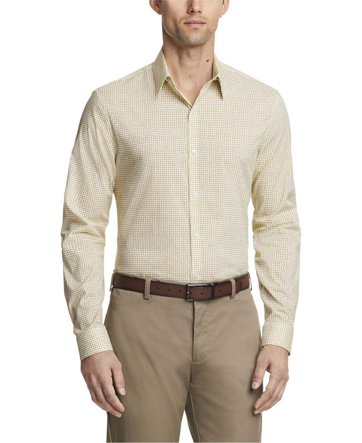 Calvin Klein Men's Extra Slim Fit Stretch Dress Shirt