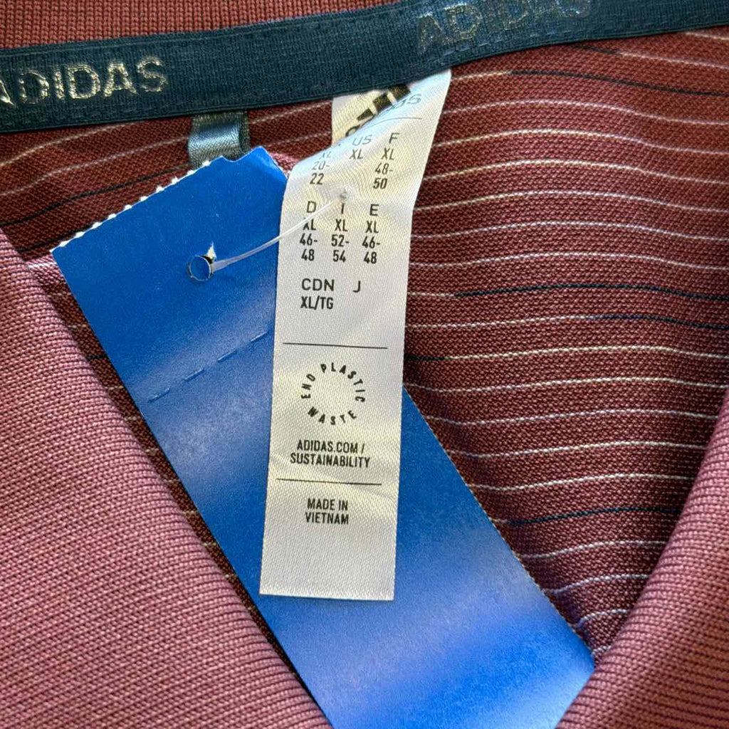 Adidas Size XL Red Preloved MENS Polo