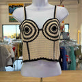 XAI Size S White Knit Preloved Tank