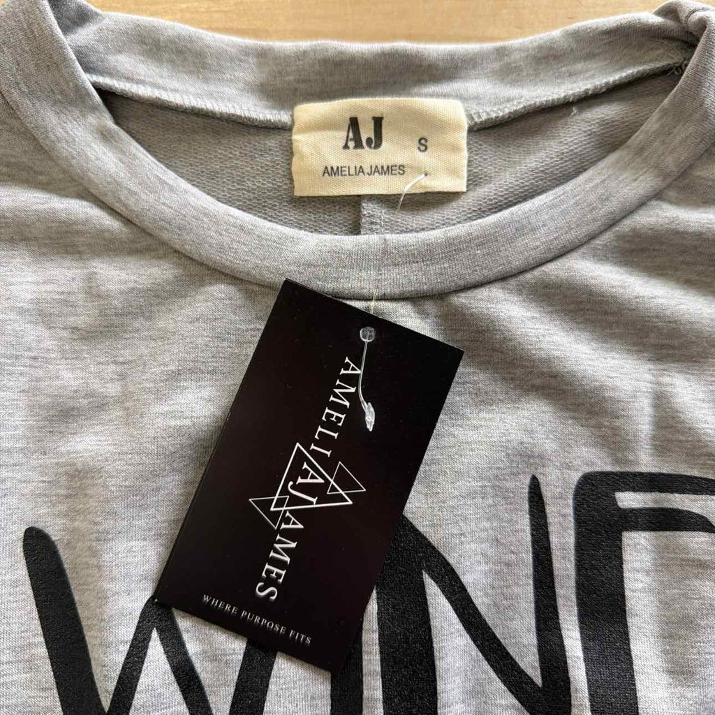 Size S Gray New Sweatshirt