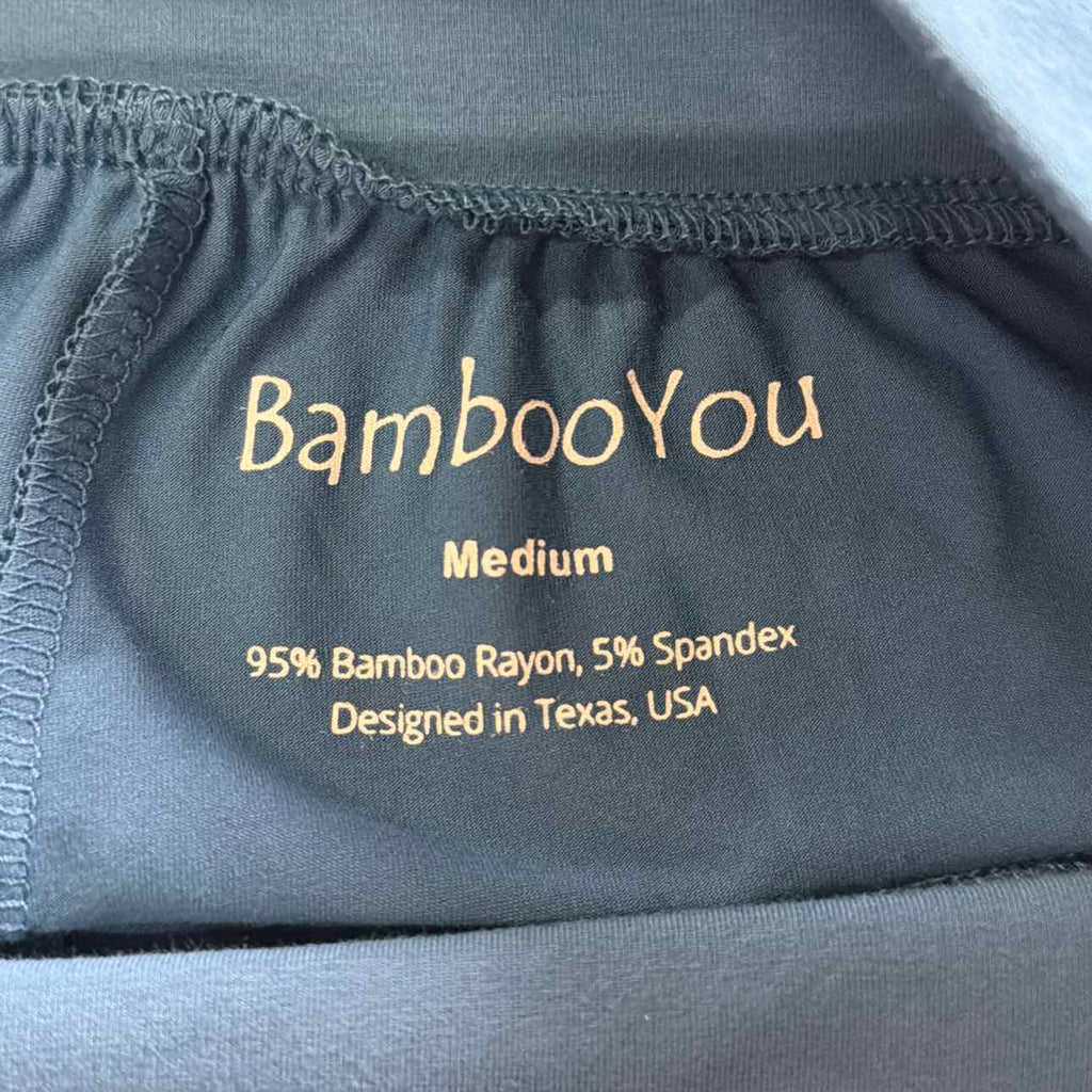 Bamboo You Size M Blue New Shorts