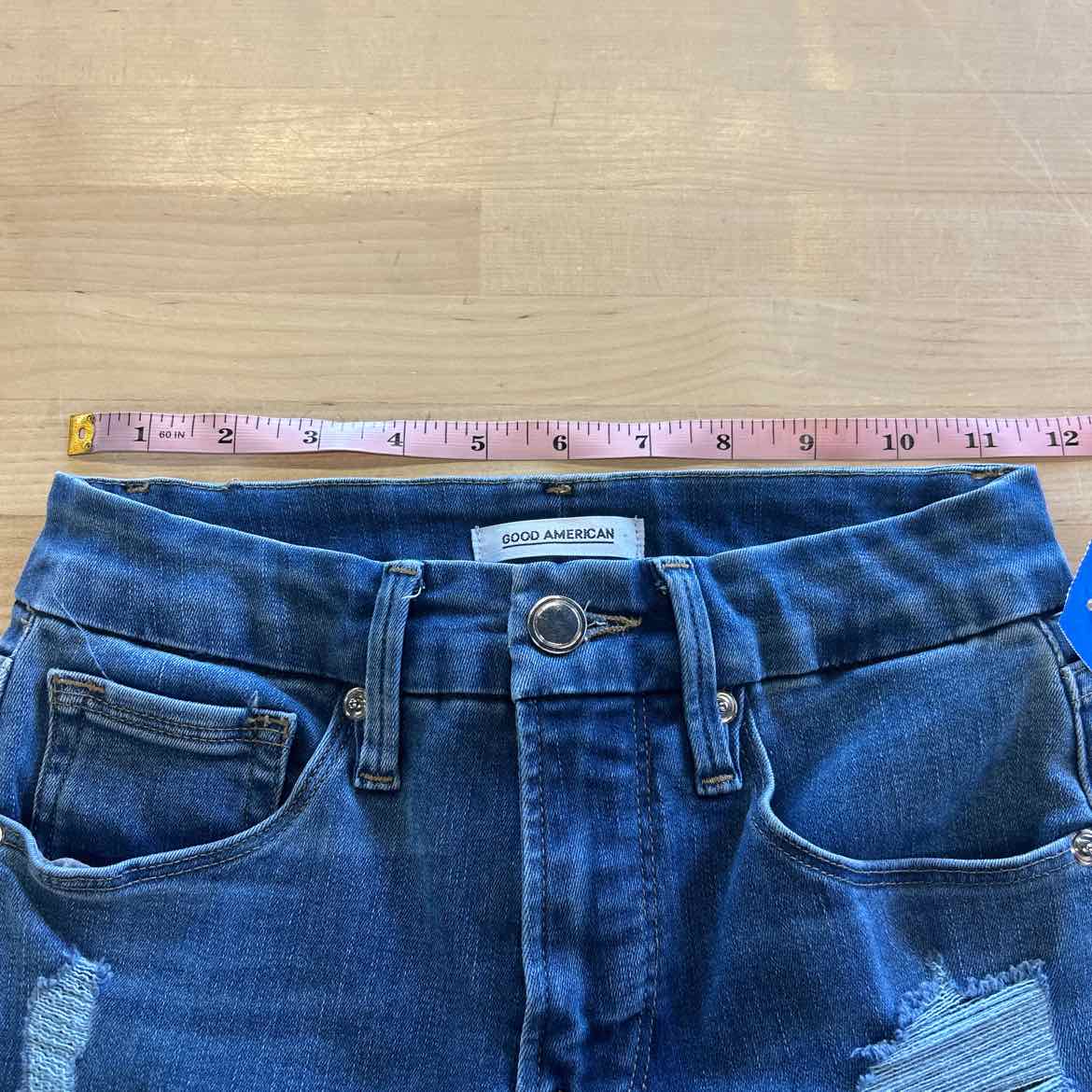 Good American Size 0 Blue Preloved Jeans