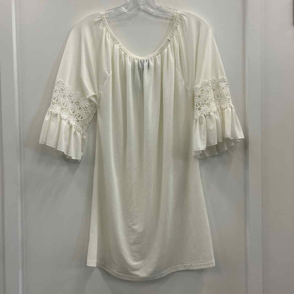 win win Size S/M White Alligator Preloved Tunic