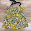 beach house Size 6 Yellow Blue Swimsuit Bottom/Top