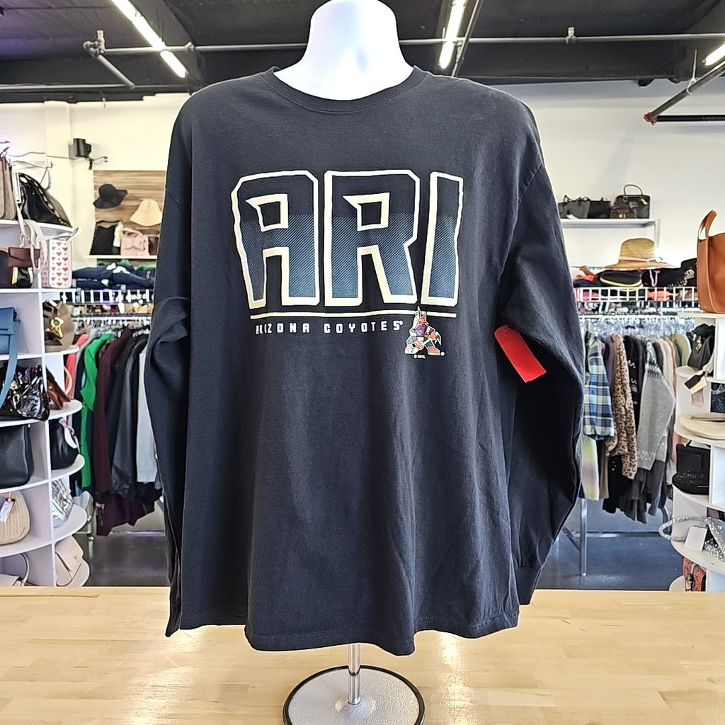 NHL Size XL Black Preloved MENS T-shirt