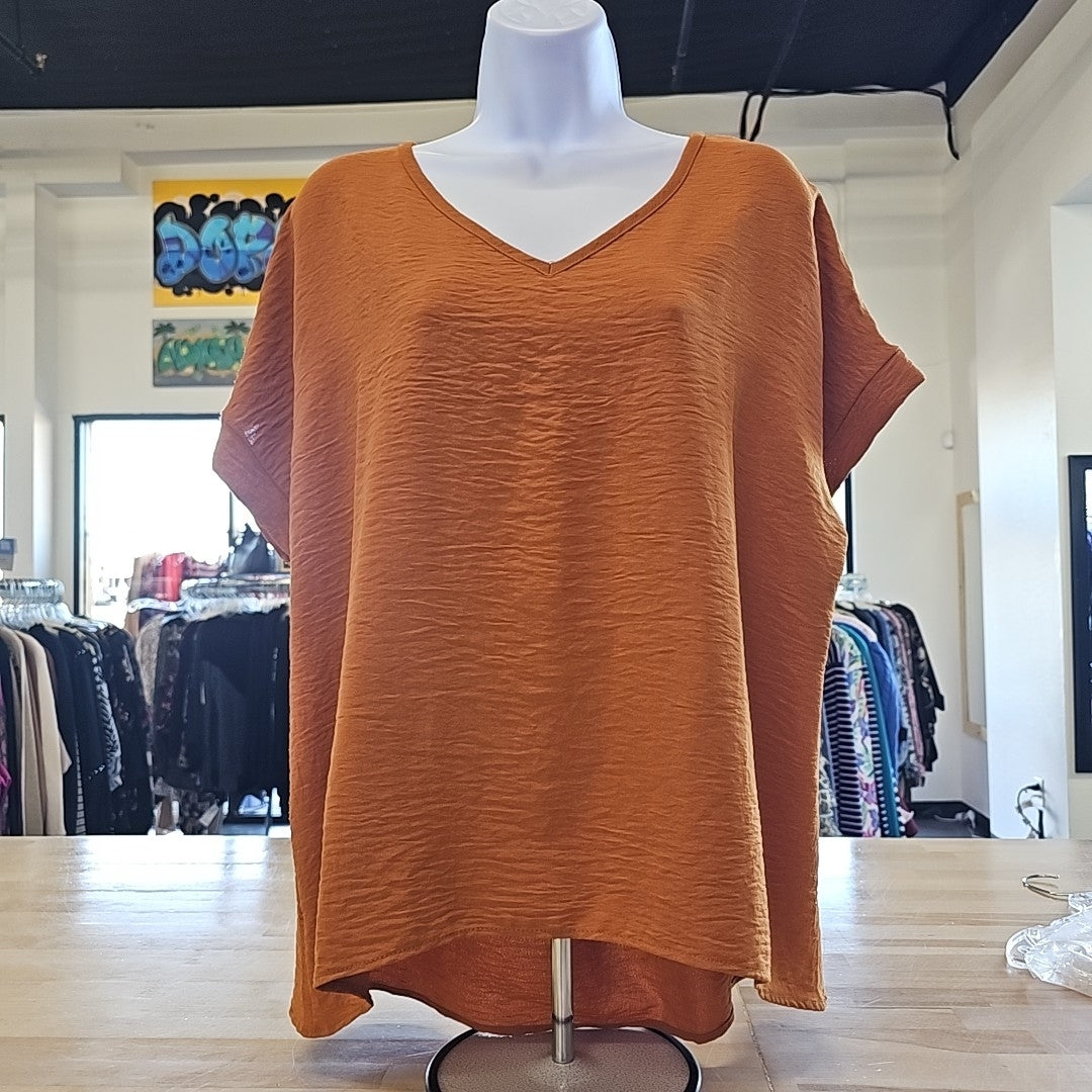 GeeGee Size S Orange Preloved Blouse