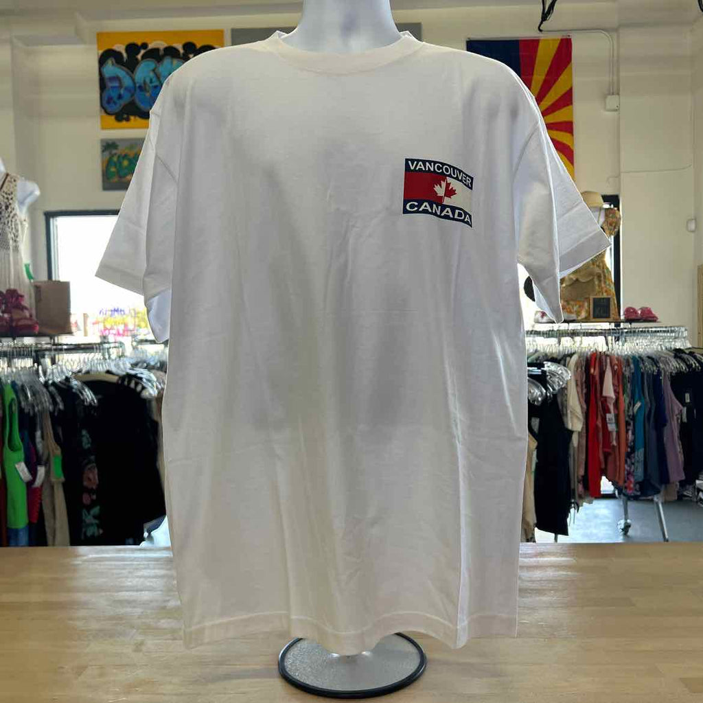 Atlas Size XL White Preloved MENS T-shirt