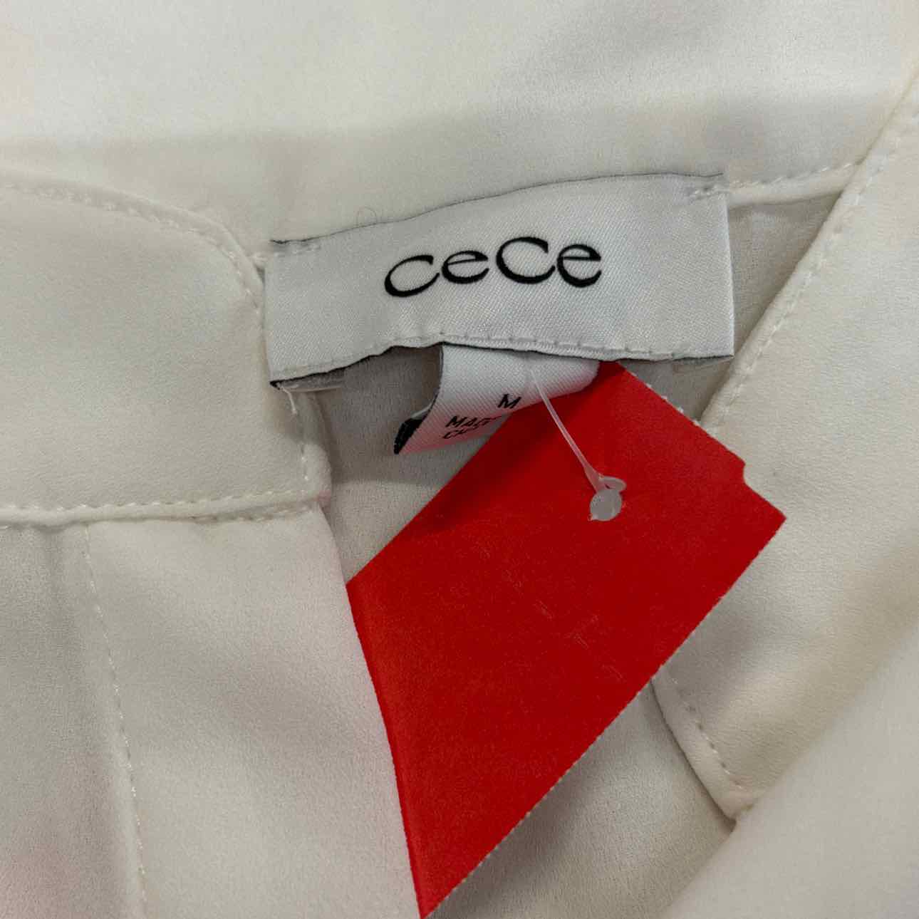 CeCe Women's Stand-Collar Long-Sleeve Blouse