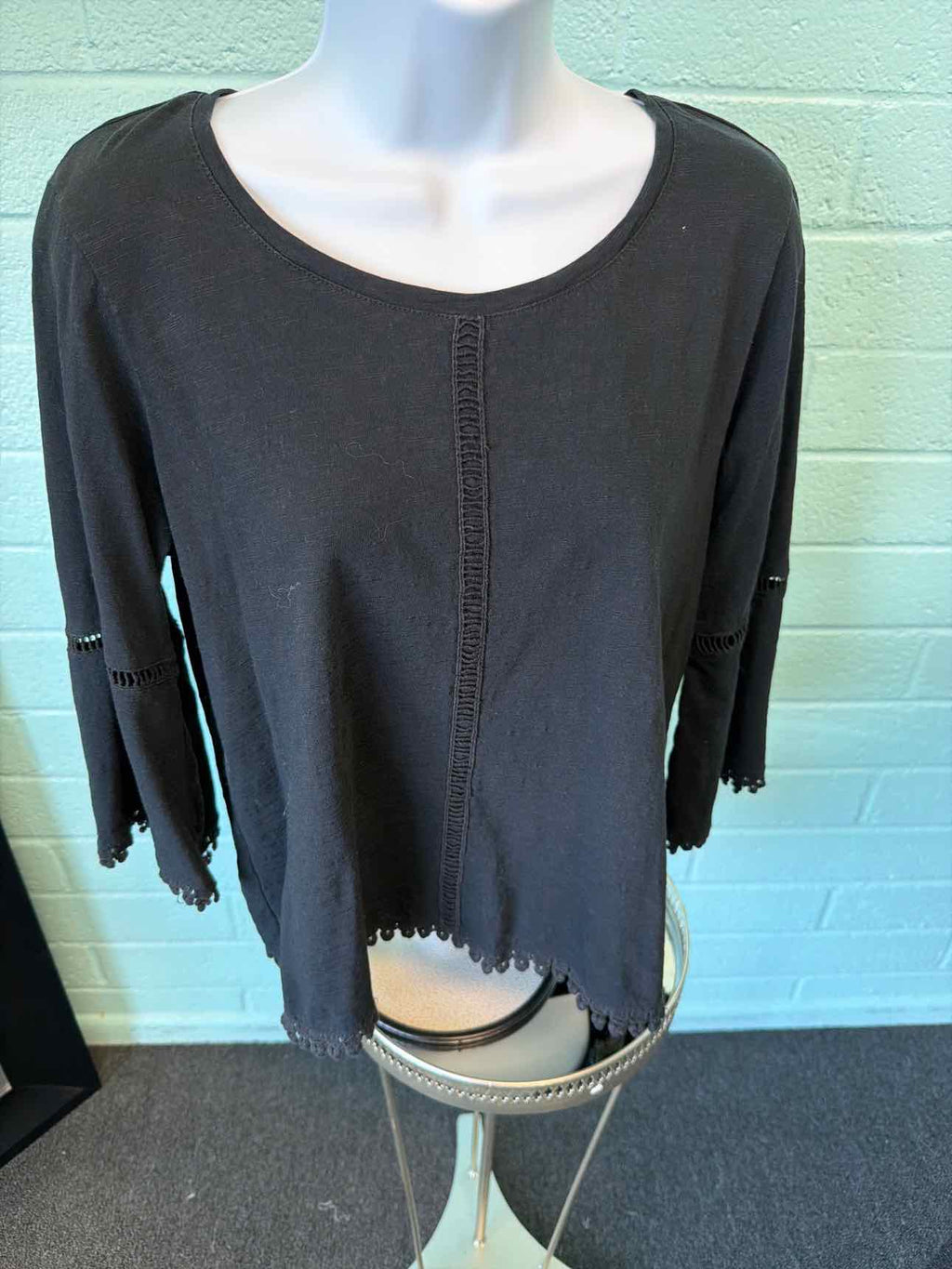 Style & Co. Size M Black Shirt