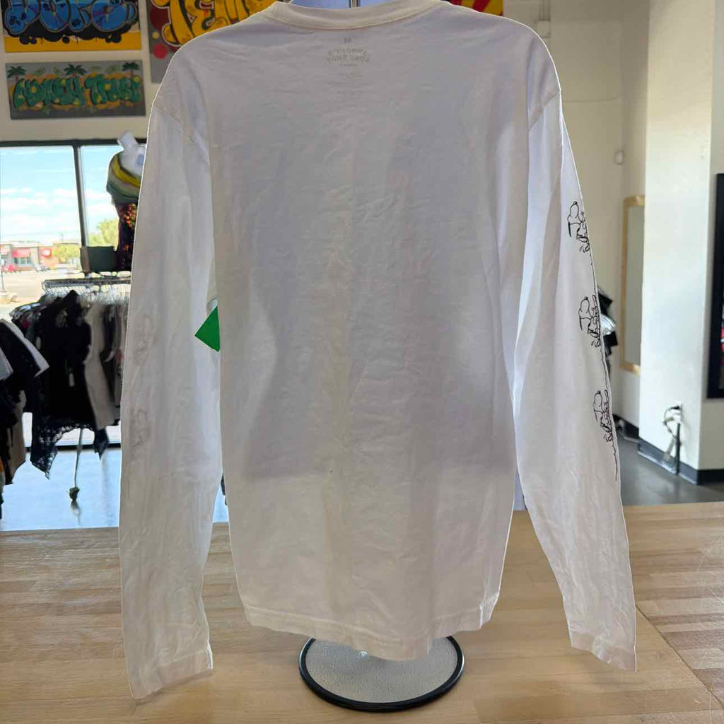 Peanuts Size M White Preloved Longsleeve