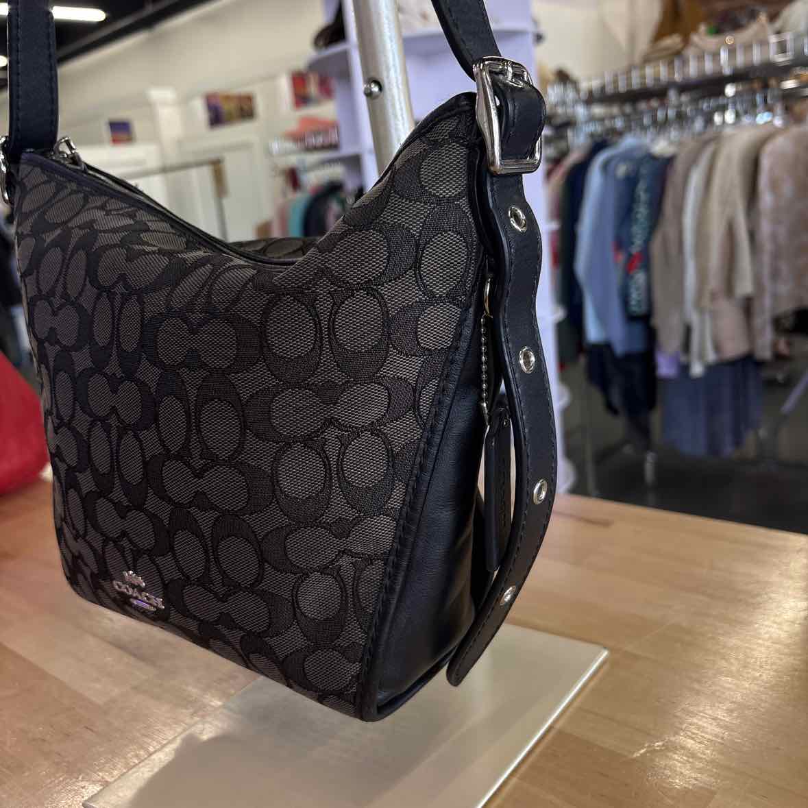 Coach Black/Gray Crossbody