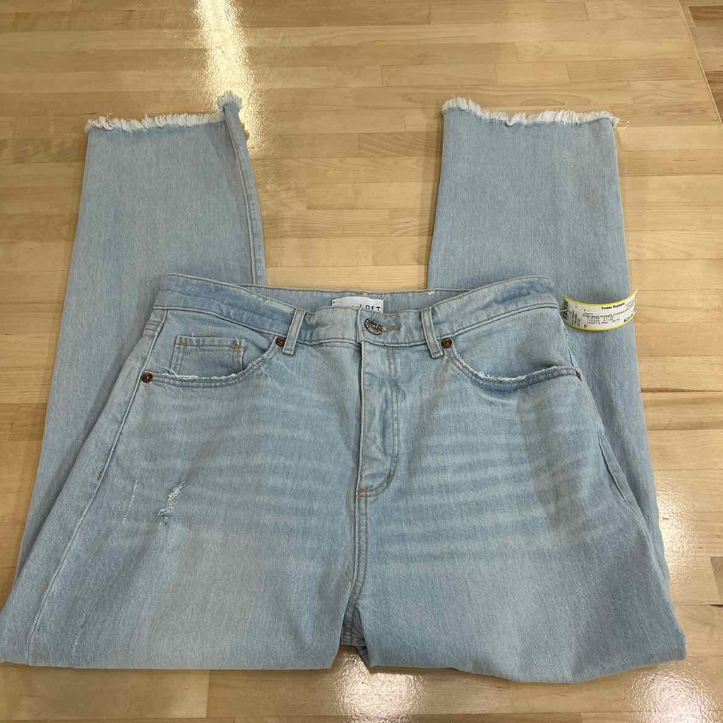Loft Size 6 Blue Denim Preloved Jeans