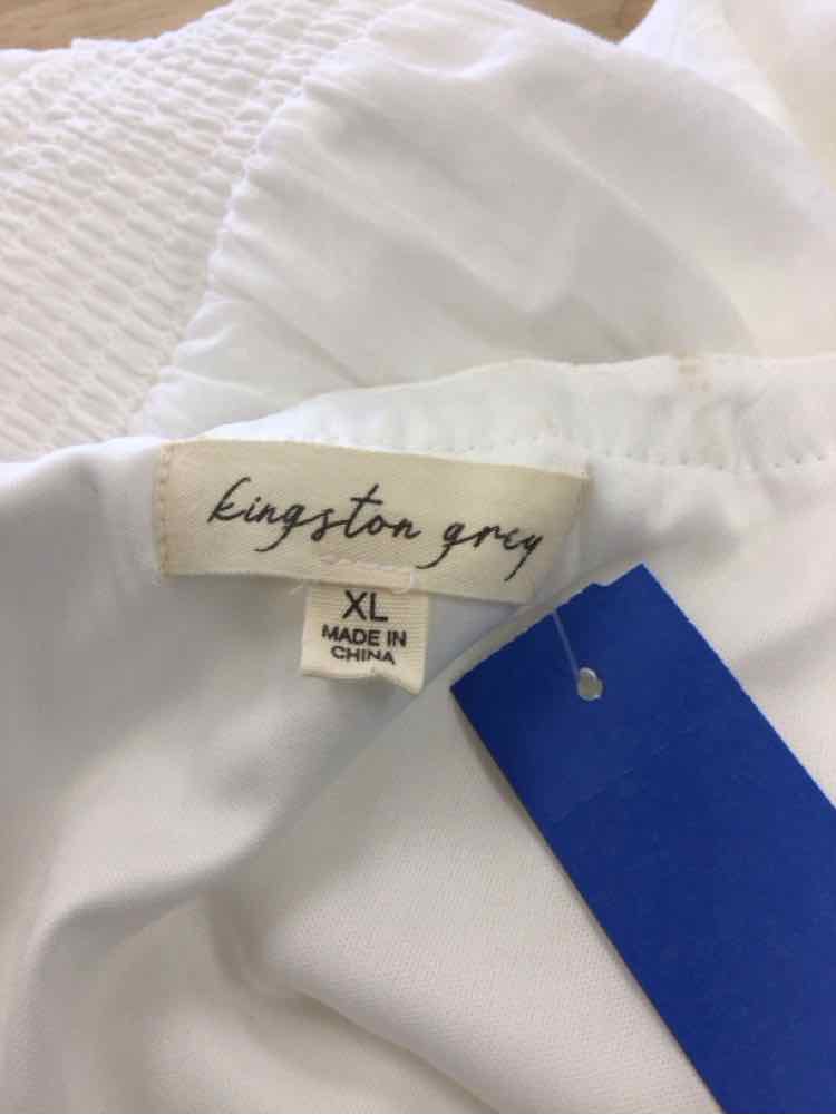 kingston grey Size XL White New Dress
