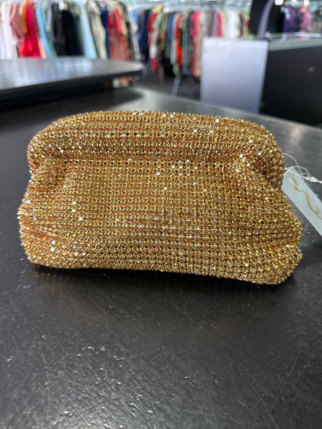 Nina Gold Evening Bag Crystal Handbag New