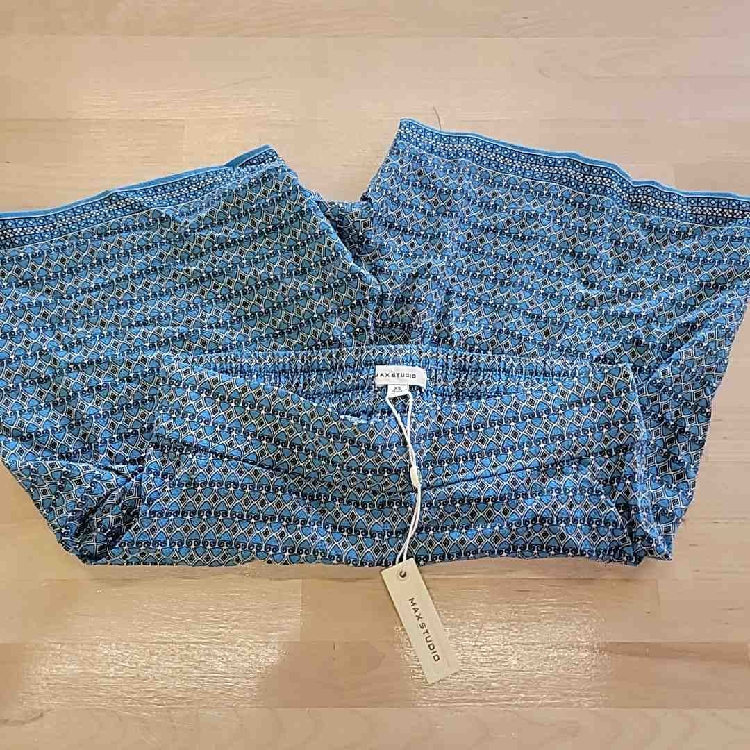 Max Studio Size XS Blue Shorts