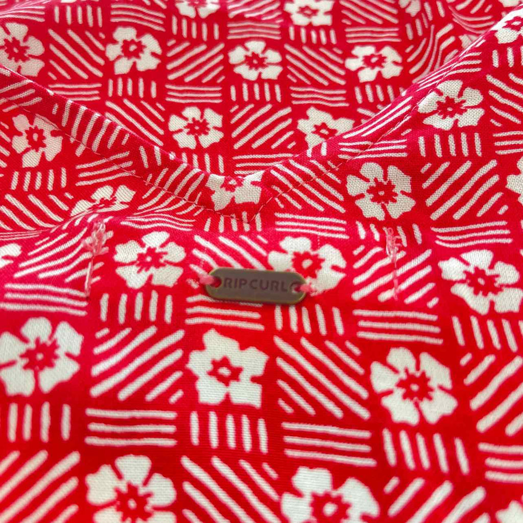 Rip Curl Size XS Cala Mayor Tie-Strap Mini Dress - Red