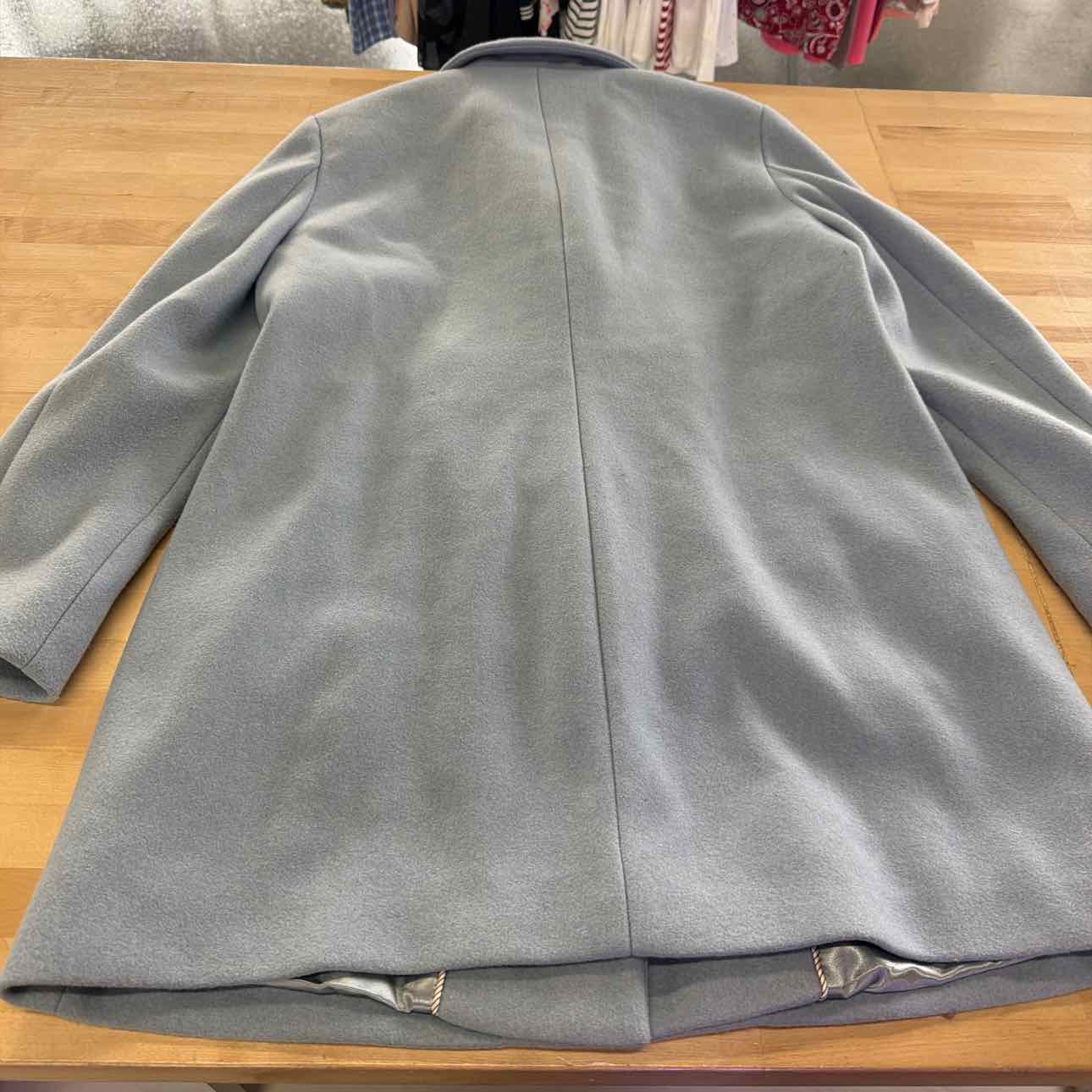 DKNY Size M Blue Polyester New Coat