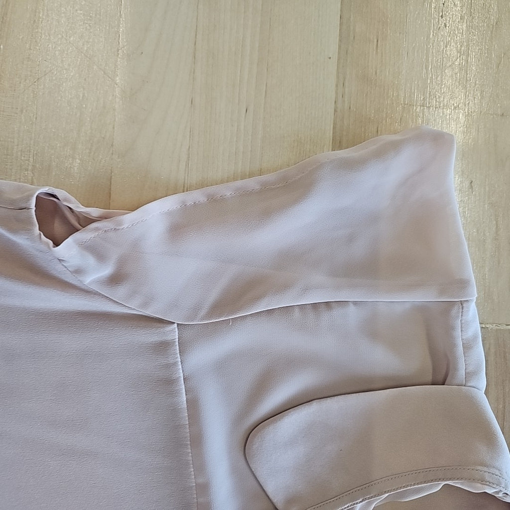 Ann Taylor Size L Beige Blouse