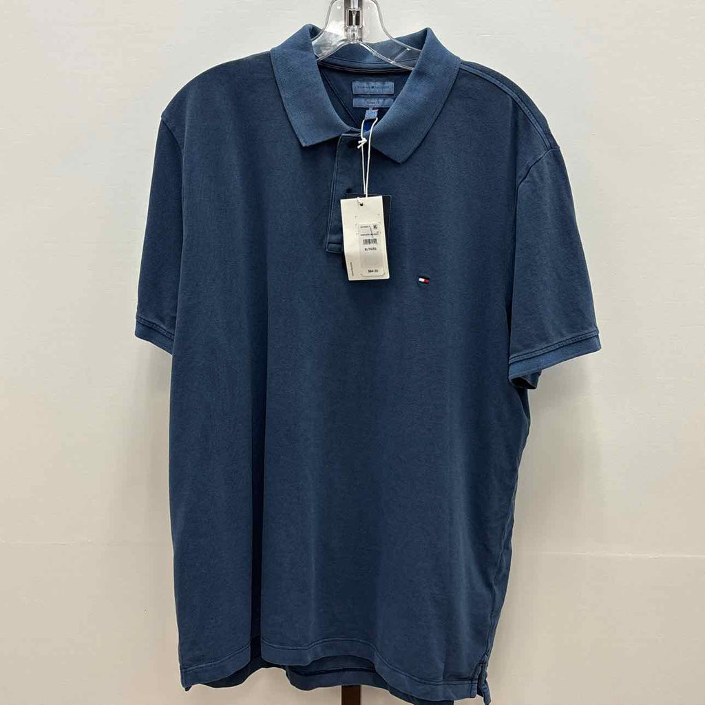 Tommy Hilfiger Size XL Men's Garment Dyed Regular Short Sleeve Polo