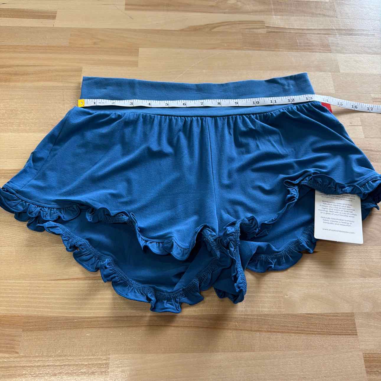 Bamboo You Size S Blue New Shorts