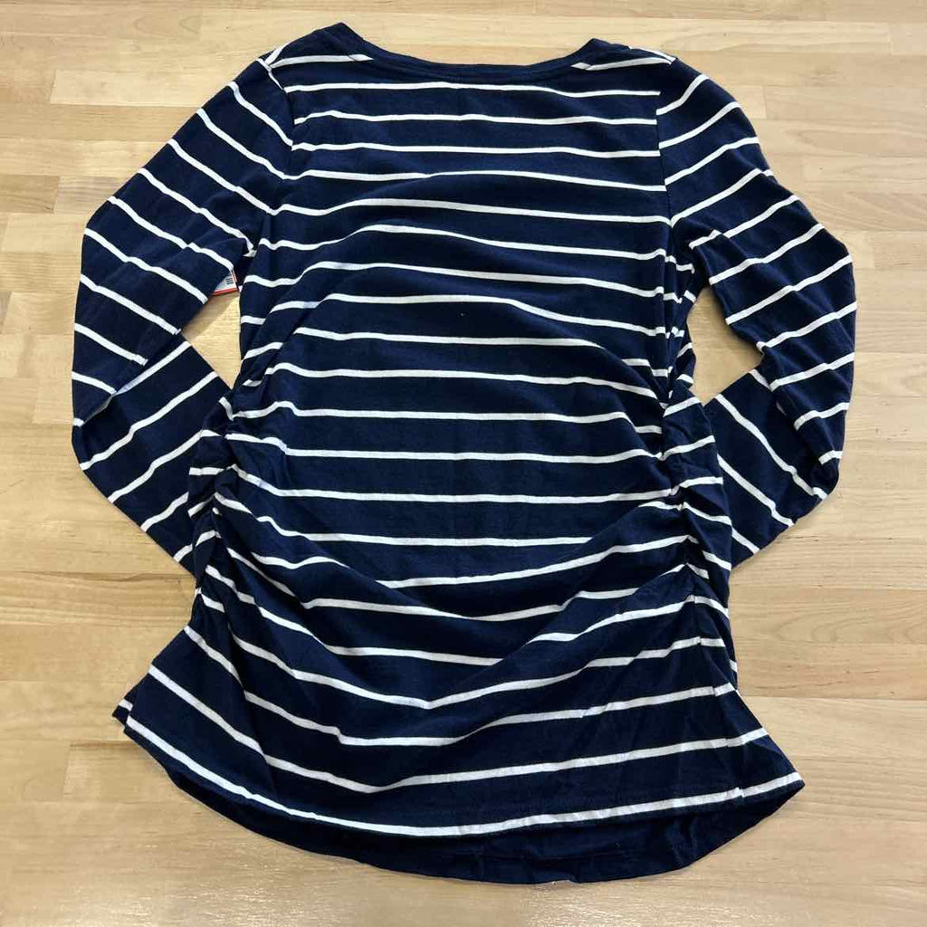 Liz Lange Size L Navy Long Sleeve