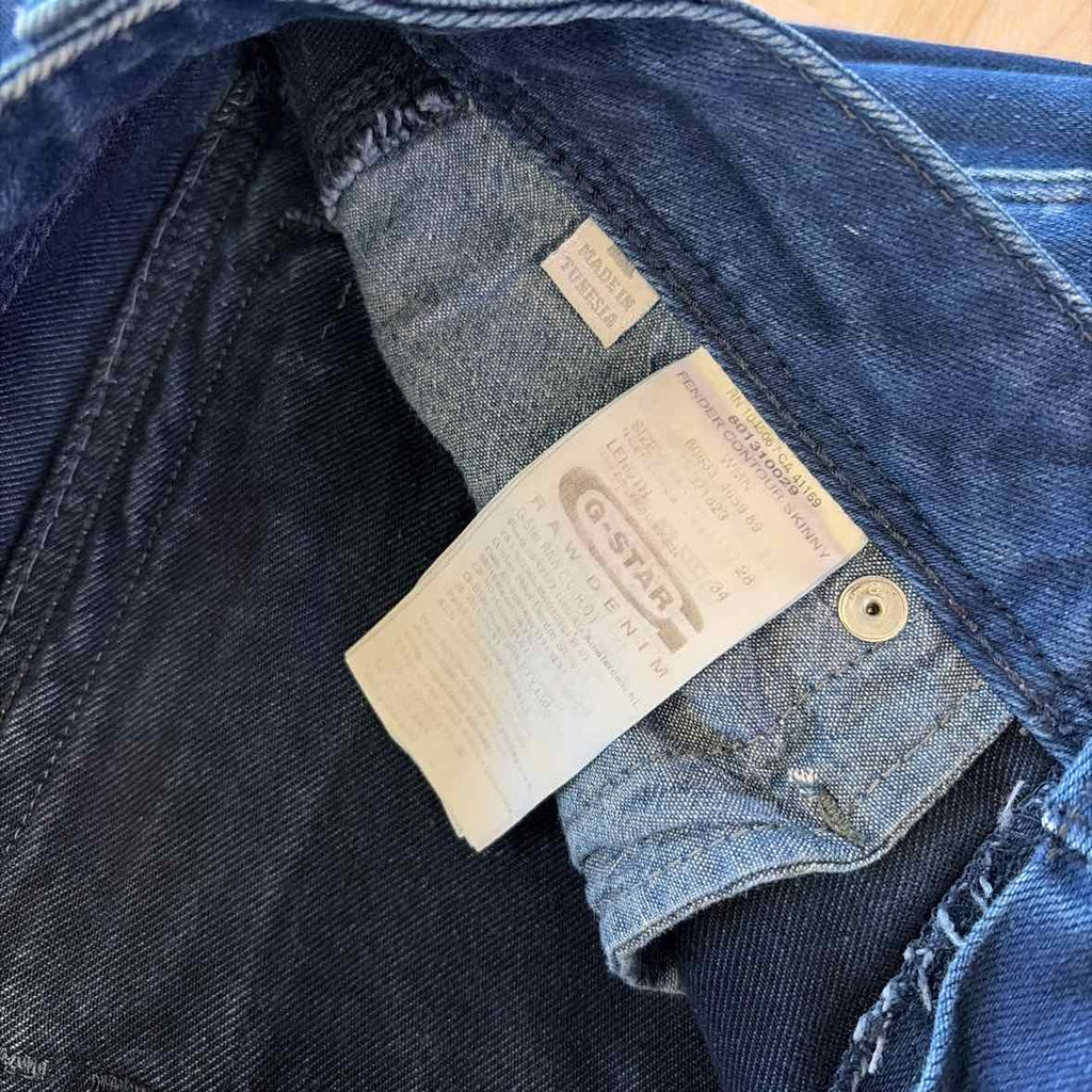 GS Size 28 Blue Used Jeans