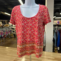 Lucky Brand Size S Orange Preloved Shirt