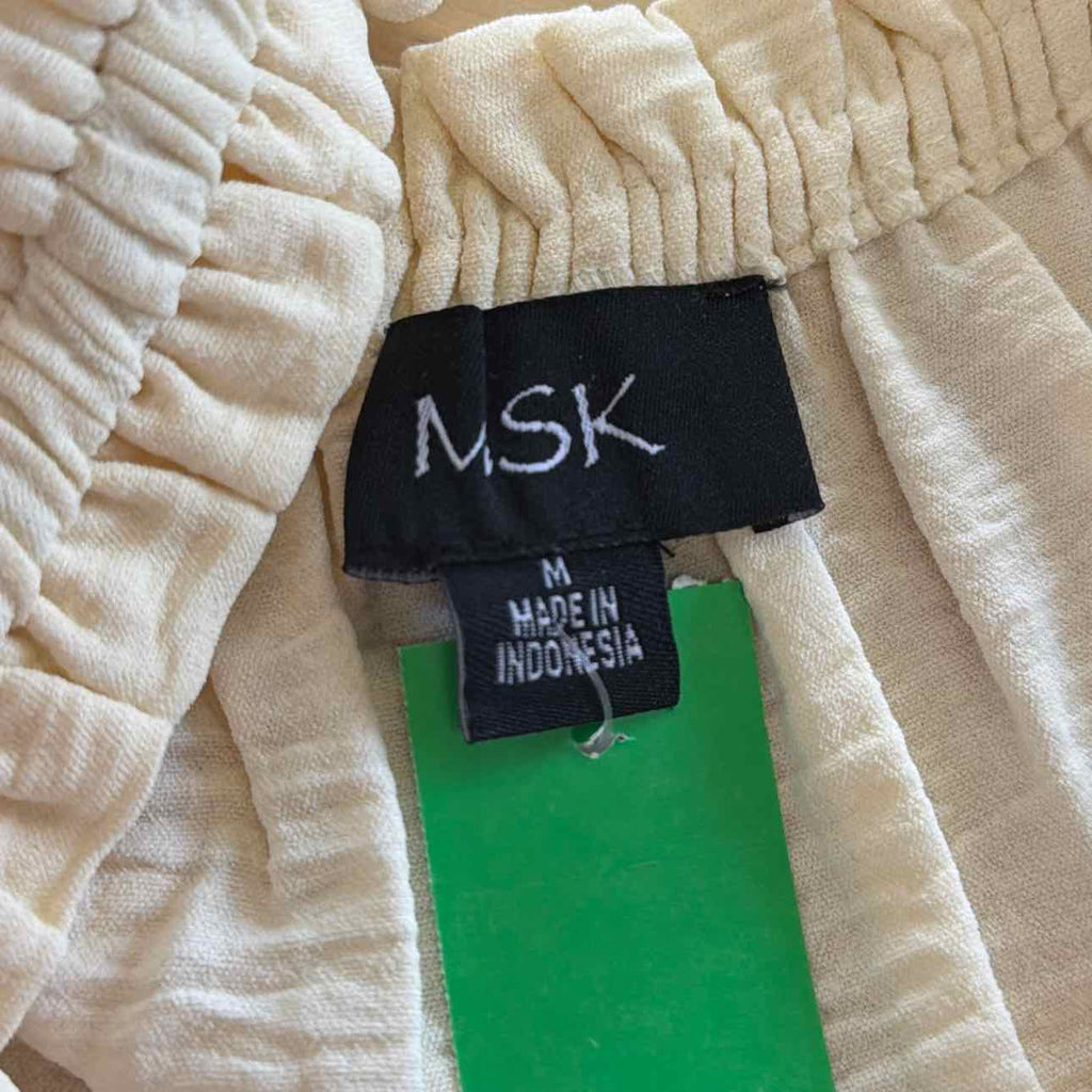 Womens MSK Off the Shoulder Ruffle Blouse