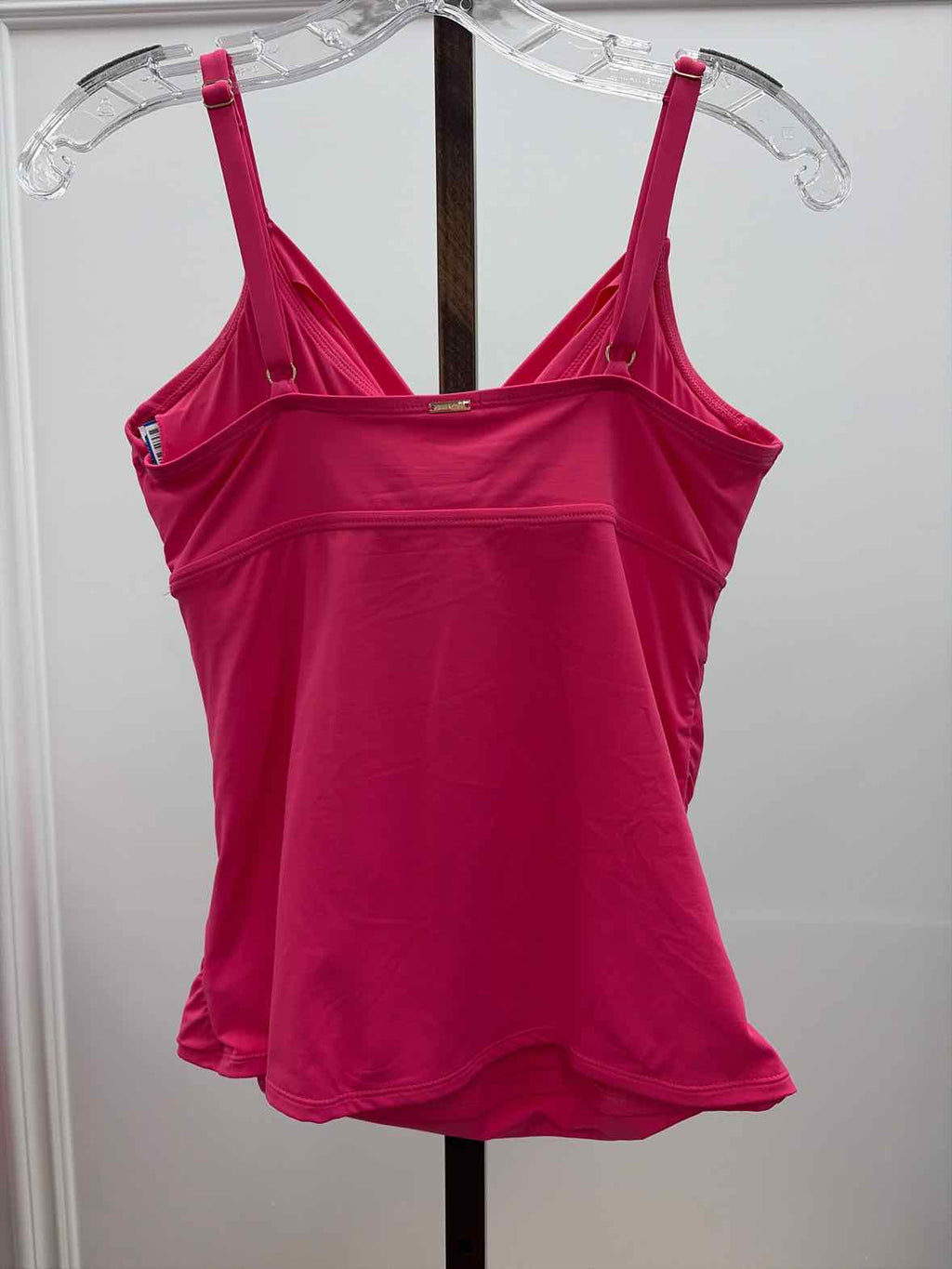 Anne Cole Women's Surplice Underwire Tankini Top - Pink Glow