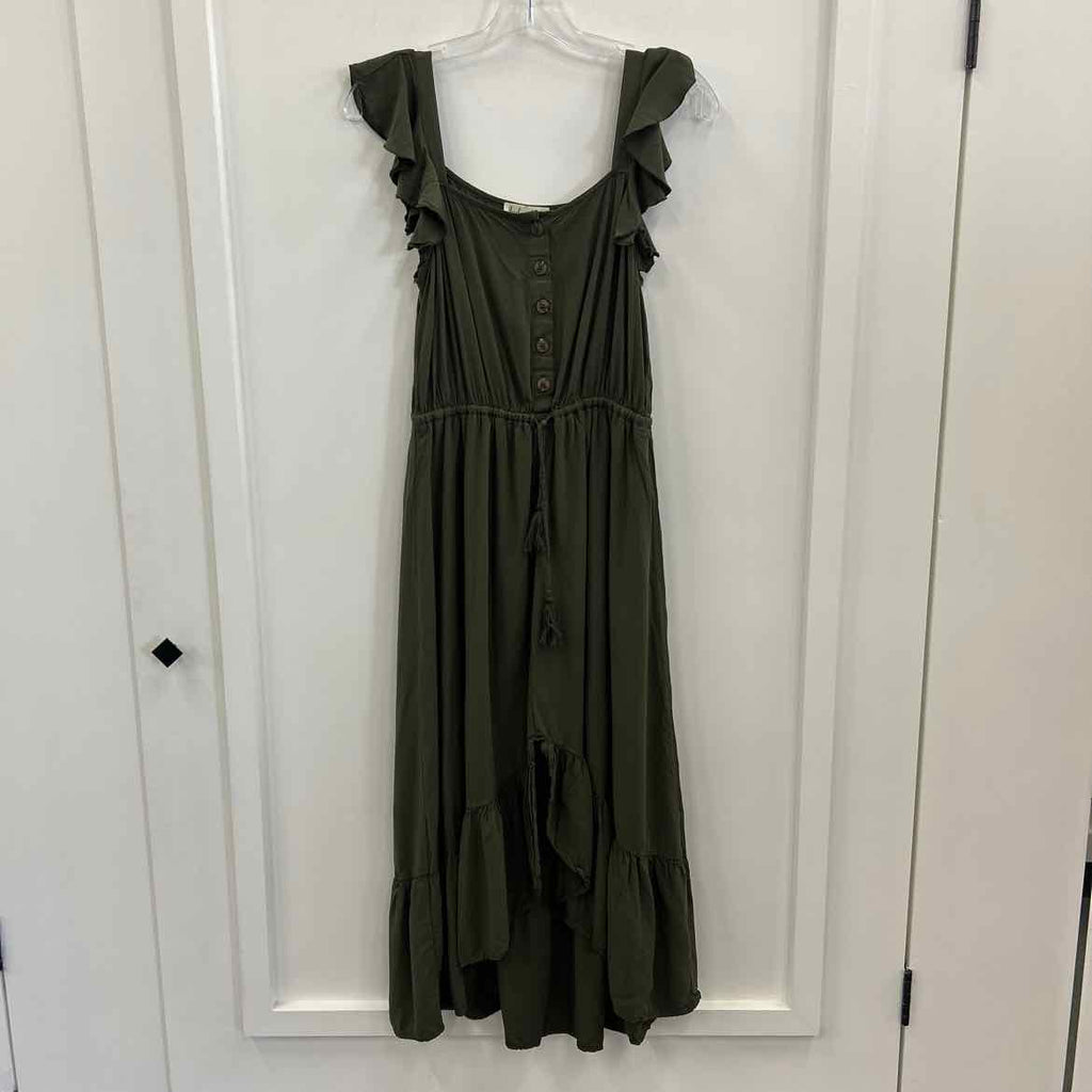 Indigo Rose Size M Green Preloved Dress