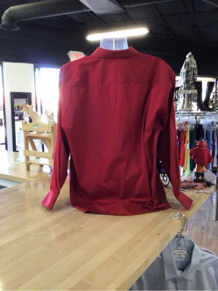 Alfani Size XL Red New MENS Button Down Shirt