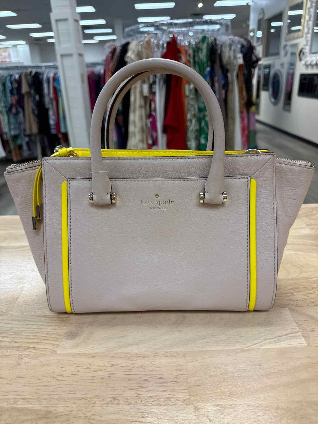 Kate Spade Beige Garrett Street Small Orley Preloved Handbag
