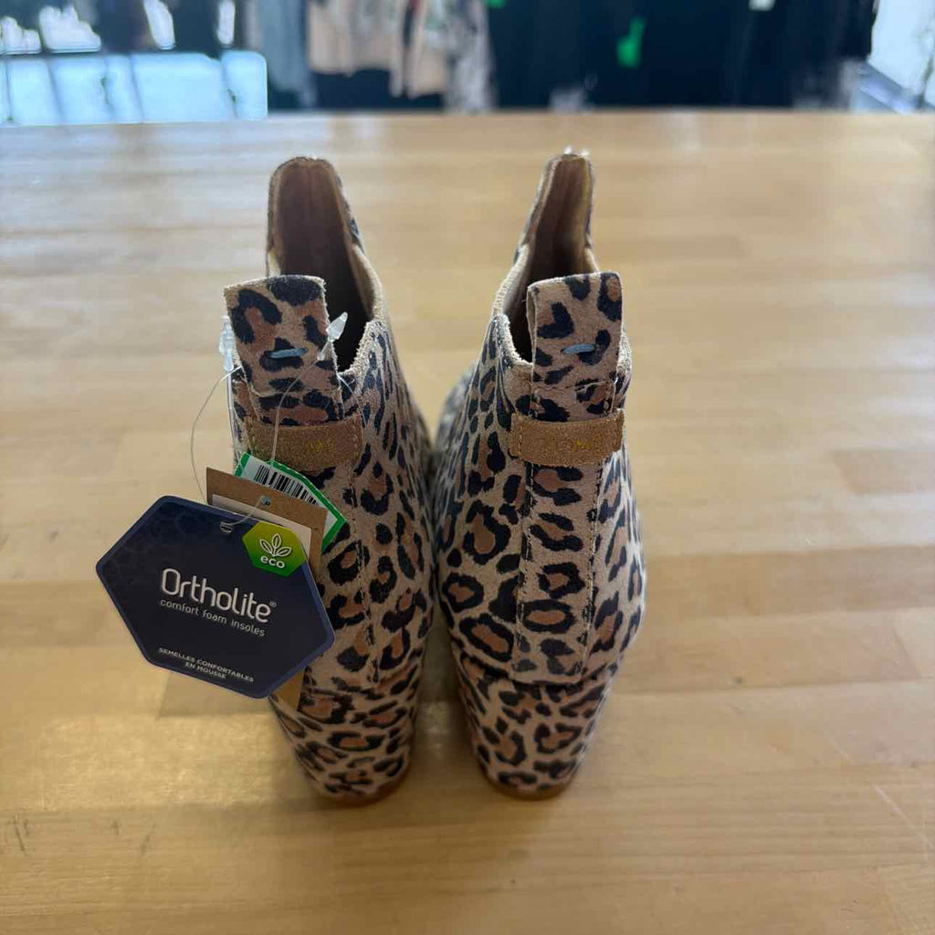 TOMS Women's Print Suede Kelsey Booties