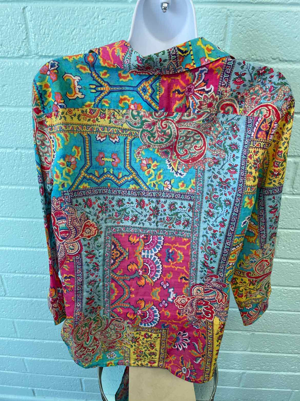 Lauren Ralph Lauren Size PL Multi-Bright Blouse