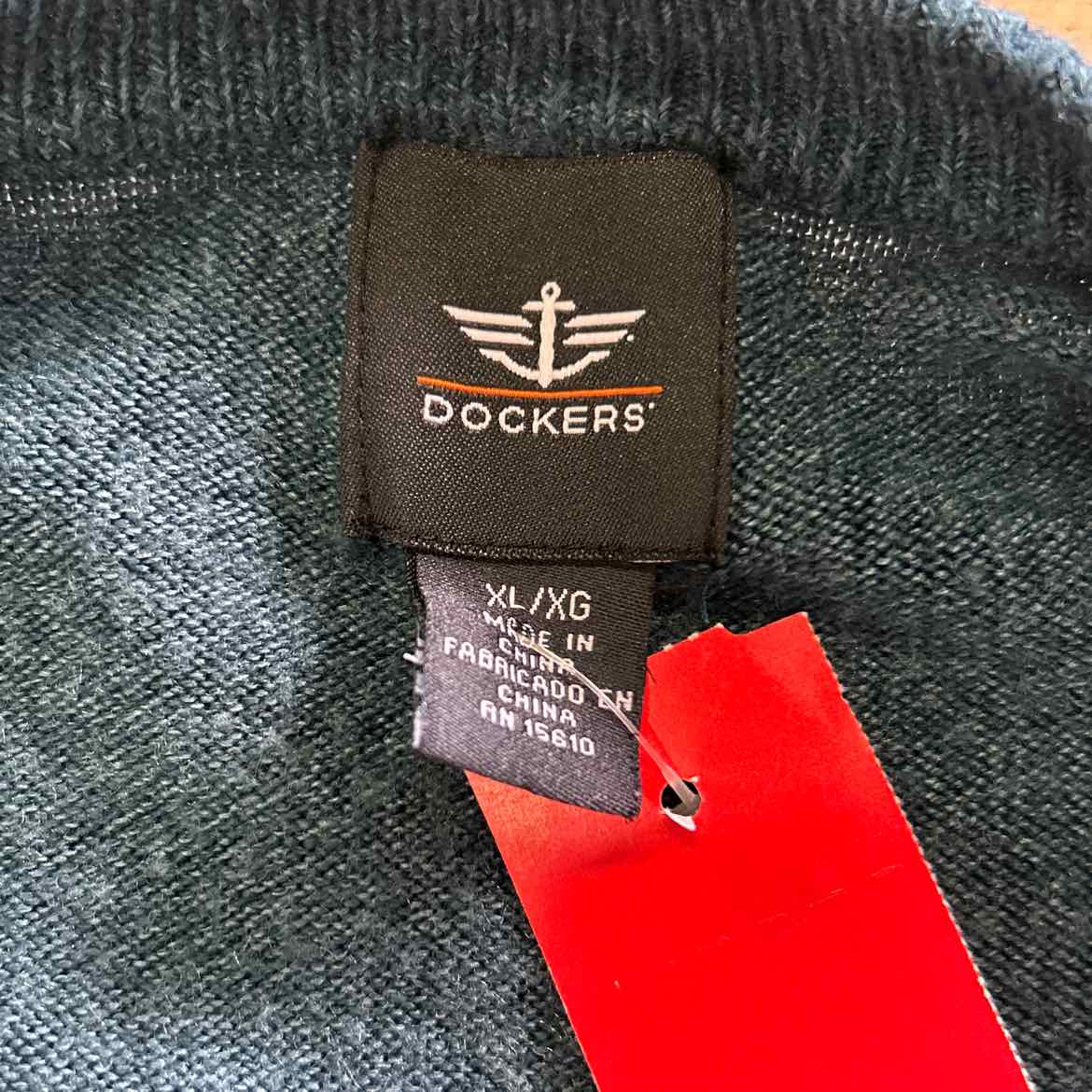 dockers Size XL Green Preloved MENS Sweater