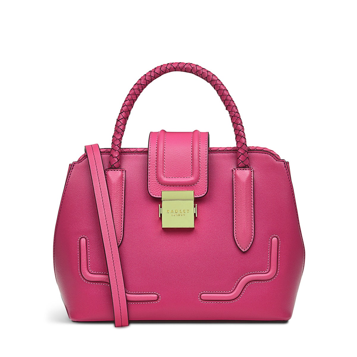 Radley London Liverpool Street 2.0 Weave Small Ziptop Multiway - Coulis