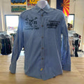 Landhaus Size M Blue White Preloved Button Down LS