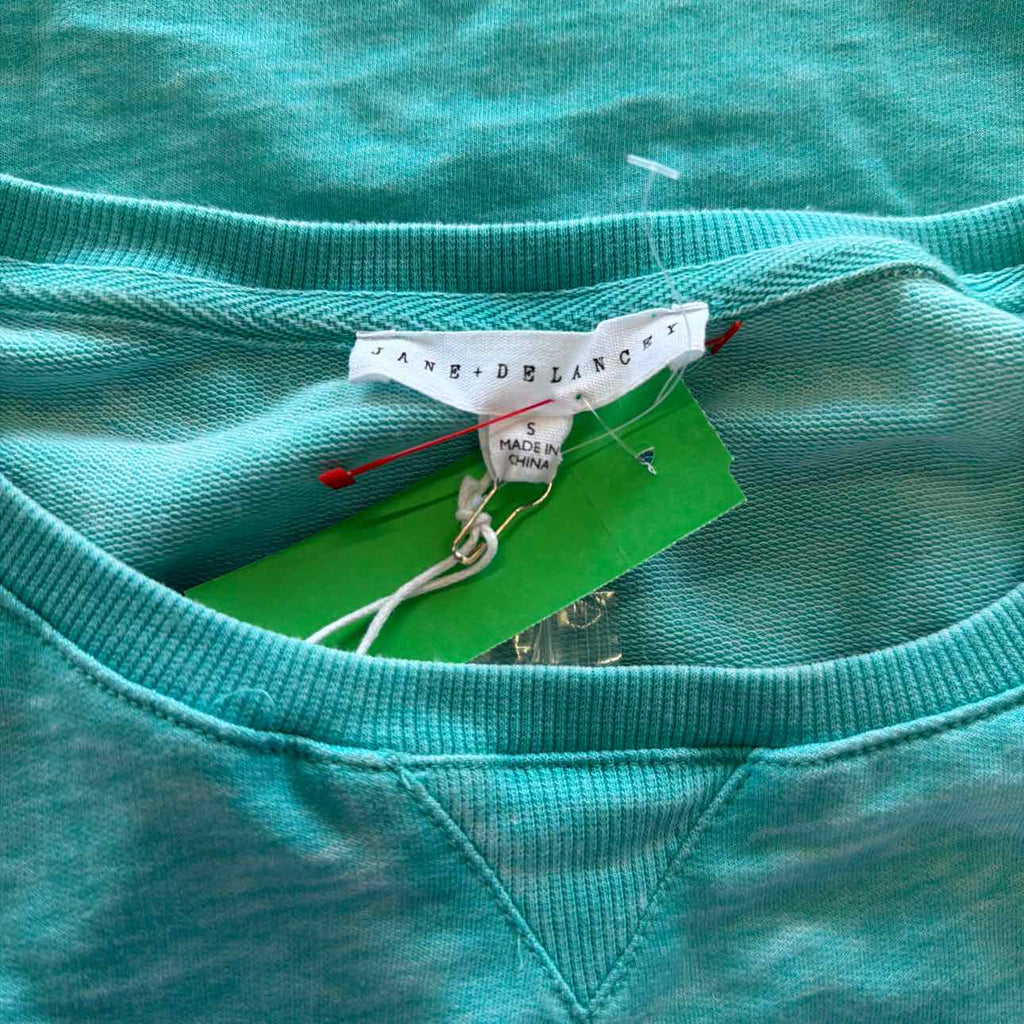 Jane & Delancey Size S Teal New Blouse LS