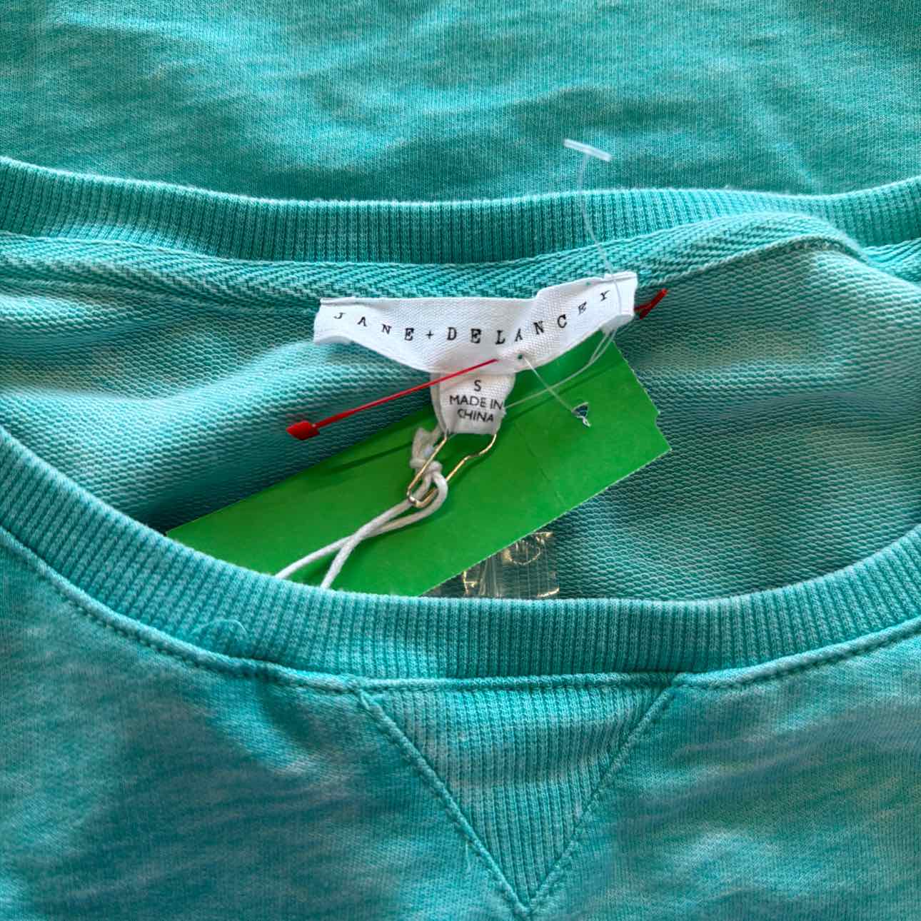 Jane & Delancey Size S Teal New Blouse LS